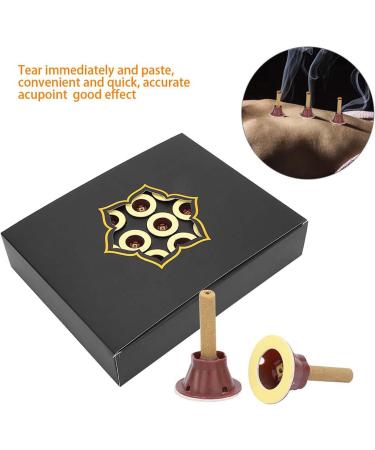 60 Pieces Self-Adhesive Moxa Sticks - Pure Moxa Cones for Pain Relief | Moxibustion for Cervical Spondylosis Shoulder Neck & Waist - Buy Online on SooperMarket.com