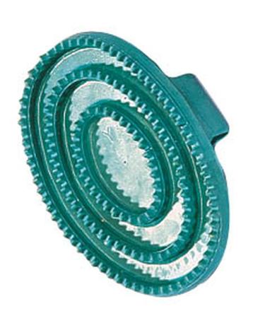 Roma Rubber Curry Comb Black Large