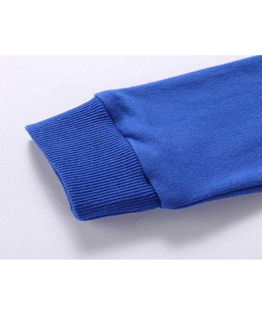 Taigood Boys Cotton Sweatshirt Long Sleeve T-Shirt | Age 5-6 Years | Blue - Buy Online on SooperMarket.com
