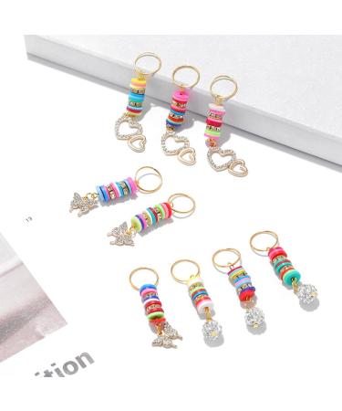 Gold Rhinestone Loc Jewelry Set for Black Women - 9PCS - Buy Online on SooperMarket.com