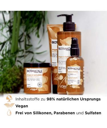 Botanicals Rich Rinsing for Dry Hair - Silicone-Free Argan & Safflower Blossom - 200ml Pack | Nourishing Deep Conditioning Treatment - Buy Online on SooperMarket.com