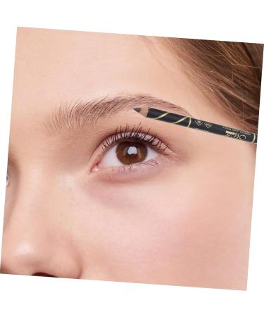 BELLIFFY 4pcs Two-in-one Eyebrow Pencil Eyebrow Makeup Pencils Black Eyebrow Pencil Brow Pencils Brown Wooden - Buy Online on SooperMarket.com
