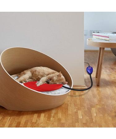 NAMSAN Pet Heating Pad 12x12 Inch | 7 Level Adjustable Temperature | Chew Resistant Cord | Veterinarian Recommended | Indoor Dog Cat Heating Blanket - Buy Online on SooperMarket.com
