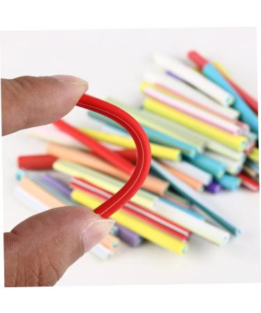 Soft ceramic stripPack Of 50 Cute Nail Art Canes Sticks Manicure Canes 3D Fruit Pattern Slices Perfect For Diy Crafts Cellphone Decoration Nail Art Decoration(Fruit) - Buy Online on SooperMarket.com