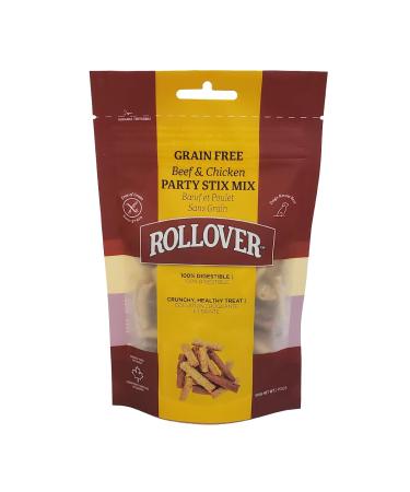 Rollover Grain Free Beef & Chicken Party Stix Mix - 100g