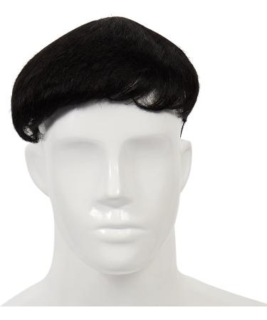 2X Men's Handmade Wigs Natural Fluffy Invisible Replacement Hairpiece Men's Overhead Replacement Block - Buy Online on SooperMarket.com