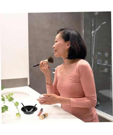 HAPINARY of makeup brush Makeup Brush Cleaning Pad cosmetic brush mat makeup brush cleaning bowl brush washing mat make up kit Brush Cleaning Tool not hurt Makeup Tools Silica gel - Buy Online on SooperMarket.com