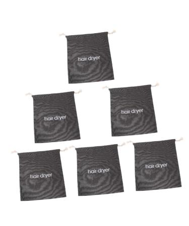 Baluue 6 Pcs Hair Dryer Storage Bag Dustproof Pouch Suitcases Organizer Bags Travel Backpacks Canvas