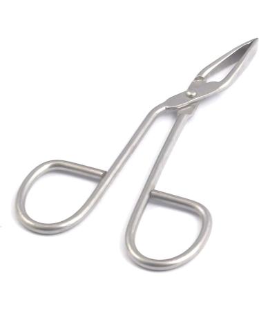 LAJA IMPORTS Stainless Steel Slant Tip Eyebrow Tweezer Clip - Silver - Buy Online on SooperMarket.com