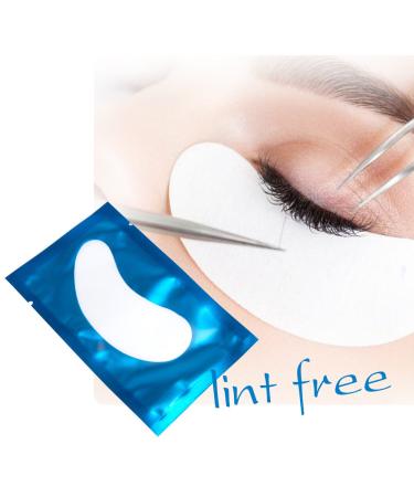 50 Pairs Lint-Free Hydrogel Eye Pads for Eyelash Extensions - Professional Blue Gel Patches - Buy Online on SooperMarket.com