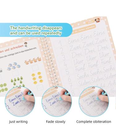 Magic Ink Copy Books for Kids | Reusable Handwriting Workbooks (A5) | Ideal for Preschoolers & Manuscript Practice - Buy Online on SooperMarket.com