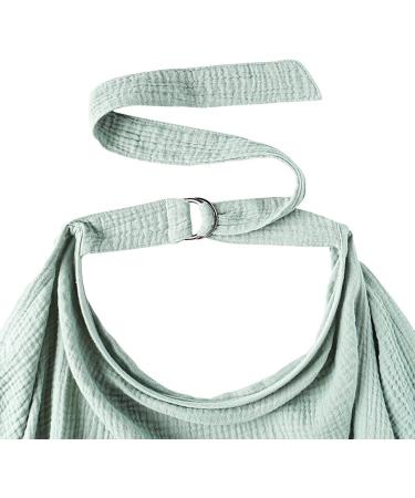 AlloFuu Nursing Cover Apron | Soft Breathable Nursing Scarf for On-the-Go - Green Nursing Cover - Buy Online on SooperMarket.com