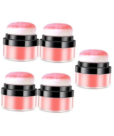 Beavorty 5pcs Oil Control Cushion Blush Blusher Rose Blush Maquillaje Blusa Blush Makeup Rosy Plastic
