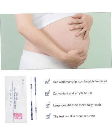 FRCOLOR 50pcs Early Pregnancy Test Strips Pruebas De Embarazo Pregnancy Testing Supply Midstream Test Stick Pregnant Test Supplies Cow High Precision Pregnancy Tests Plastic Pregnant Woman - Buy Online on SooperMarket.com
