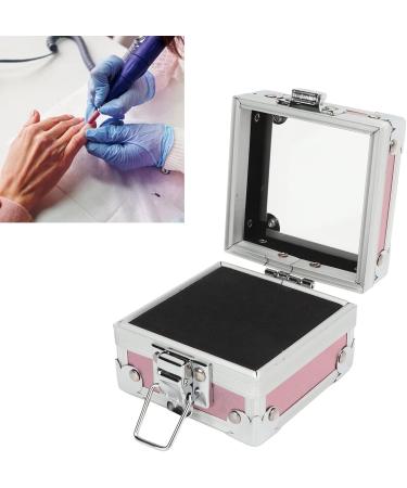 Nail Drill Bits Holder Container 25 Holes Aluminum Alloy Nail Grinding Bits Storage Box Organizer (Pink) - Buy Online on SooperMarket.com
