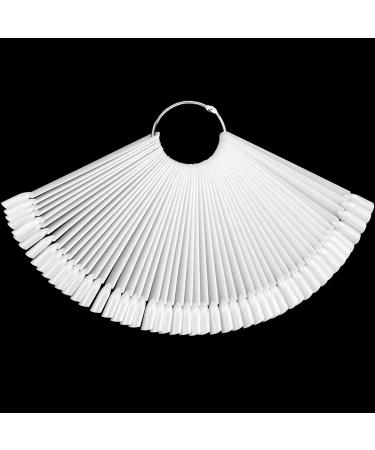 Sc0nni 300pcs Natural Nail Swatches Sticks Nail Art Supplies for Nail Art Polish Display and Home DIY