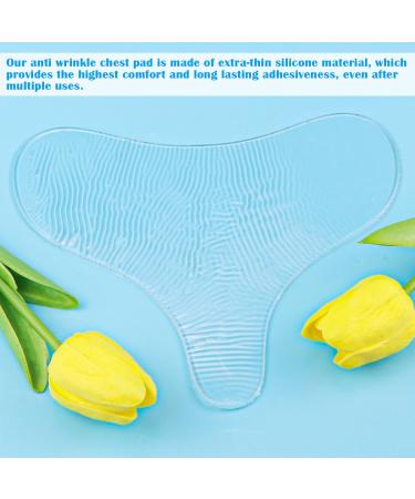 Buy Anti-Wrinkle Silicone Chest Pads - Reusable Self-Adhesive Overnight Patches for Fine Lines - Buy Online on SooperMarket.com