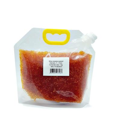 DeseCamen - Silica Gel Orange with Indicator - Moisture Absorption - DMF & Cobalt Free - (3-5 mm Orange) 3 - 5 mm Orange