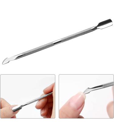 Fishing Fun Cuticle Pusher Set Stainless Steel Manicure Pedicure Tool | Double End for Gel Nail Polish Removal | Fingernails and Toenails Care - Buy Online on SooperMarket.com