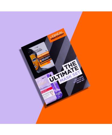 L'Or al Men Expert and L'Or al Paris The Ultimate Mask Gift Set Complete His and Hers Mask Gift Set with 4 Tissue Masks Gift Set for both Men and Women - Buy Online on SooperMarket.com