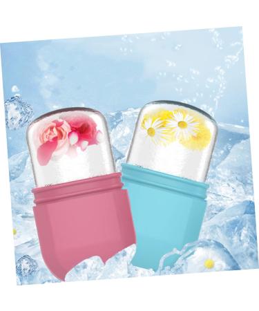 Unicorn Ice Tray Face Massager | Silicone Ice Roller for Skin Care | Facial Roller Tool - Pink 10.7x5.4x5CM - Buy Online on SooperMarket.com
