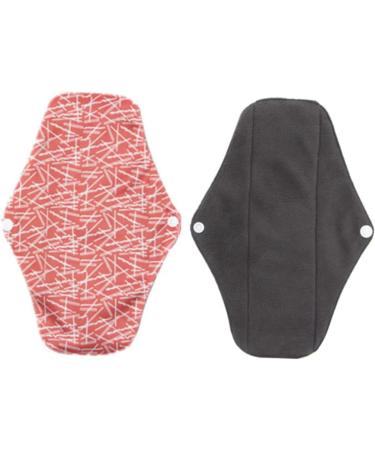 Reusable Bamboo Charcoal Cotton Mama Pads - Washable Cloth Menstrual Napkin - M12 Portable Towel - Eco-Friendly & Absorbent - 1 Count - Buy Online on SooperMarket.com