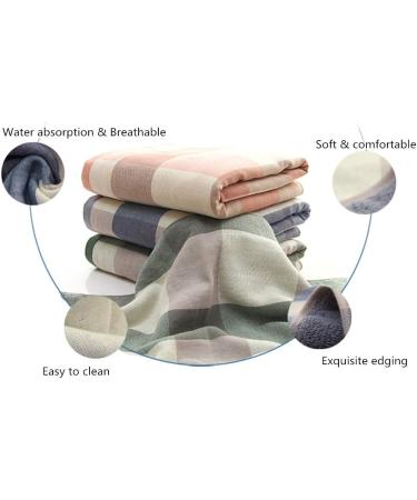 ECRISDOO 6pcs Plaid Dish Towels - Ultra Absorbent 12 x 12 Washcloth Towels for Kitchen, Bathroom, Hotel, Spa - Multi-Purpose Fingertip Towels & Face Cloths - Buy Online on SooperMarket.com