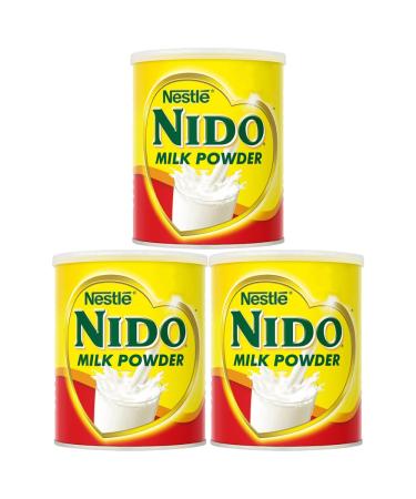 Nido Milk Powder Full Fat Whole Tea Coffee Whitener Dairy Drink Baking Cooking 400g Pack of 3 with Welari Thank You Card | (3pack)
