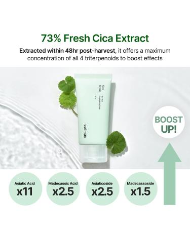 Celimax Real Cica Soothing Cream - 73% Fresh Cica Extract - Lightweight Hydrating Gel 50ml - Buy Online on SooperMarket.com