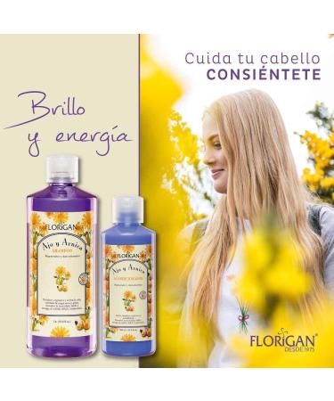 Buy Anti Dandruff & Regenerative Shampoo Ajo y rnica 1L - Florigan Purple | Fast International Shipping - Buy Online on SooperMarket.com