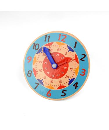 Kikuo 14cm Learning watch elementary school silently colorful learning watch with hour and minute hands.