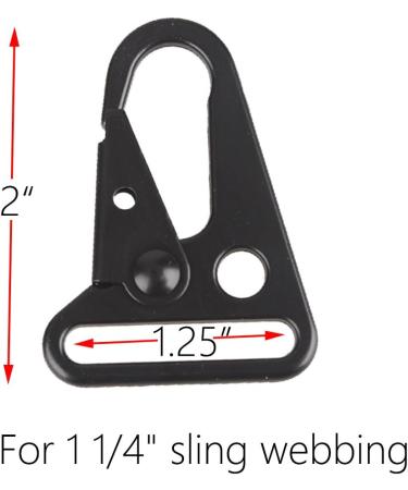 XTACER Heavy Duty Snap Hooks Sling Clips 1.25 (12-Pack) - Multiple Choices Available - Buy Online on SooperMarket.com