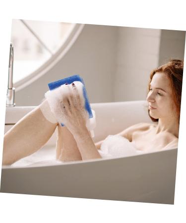 FRCOLOR 2pcs Exfoliating Mesh African Body Scrubber - Men's Terry Towels & Women's Bath Sponges for Shower Cleaning - Buy Online on SooperMarket.com