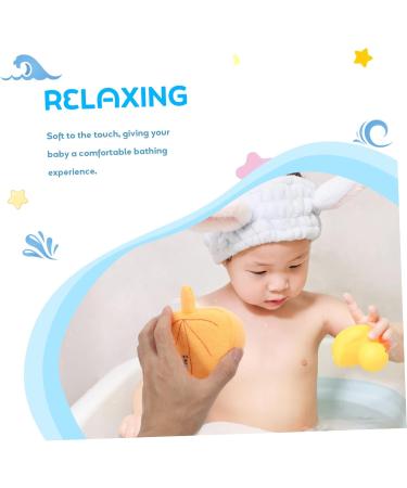 3pcs Kids Bath Ball Loofah Set - Cartoon Body Scrub Pouf & Exfoliating Mittens for Fun Bathing - Buy Online on SooperMarket.com