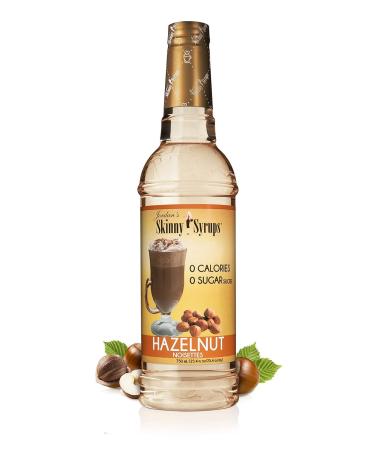 Jordan's Skinny Syrups Sugar-Free Coffee Syrup Hazelnut Flavoring for Chai Latte Protein Shake and More - Zero Calorie Gluten-Free Keto Friendly - 750ml (25.4 Fl Oz)