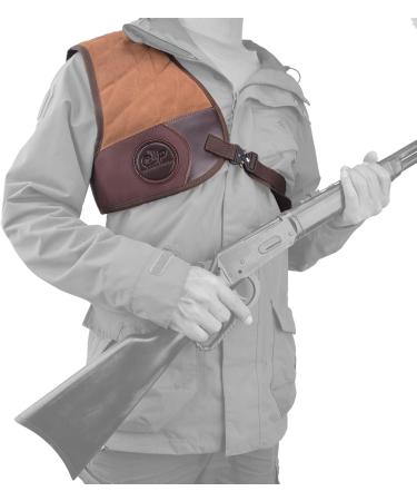 WAYNE'S DOG Leather Canvas Shooting Recoil Shields - Durable Construction for Range & Hunting - Coffee - Buy Online on SooperMarket.com