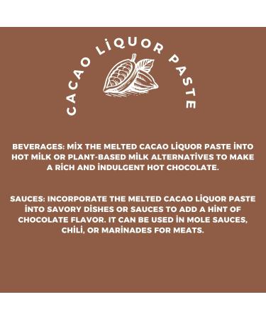 Cacao Liquor Paste 500g Liquor Chunks Cacao Mass by Virgolden - Buy Online on SooperMarket.com