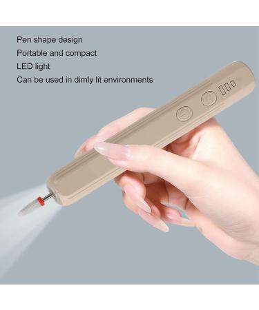 Electric Nail File Rechargeable Electric Nail Grinder Professional 30000RPM with 6 Dead Skin Removal Heads for Home Salon Use (Narootepu0ivxy135-13) - Buy Online on SooperMarket.com