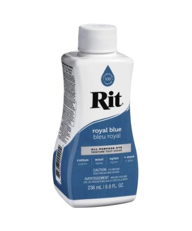 Rit Dye Rit All Purpose Liquid Dye 236ml, Royal Blue, 8 Fl Oz 236ml Royal Blue