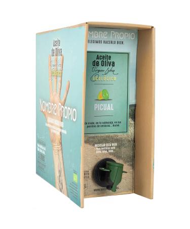 NOMBRE PROPIO Extra Virgin Olive Oil Eco Picual | Bag-in-Box format 3L | Olive oil 3 liters | EVOO Picual