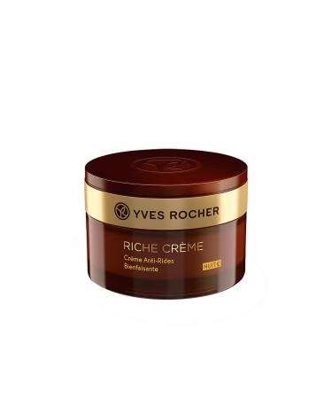 Yves Rocher Comforting Anti-Wrinkle Riche Cr me (Night) | Soften & Smooth Skin | 1.7 fl oz 1.69 Fl Oz (Pack of 1)