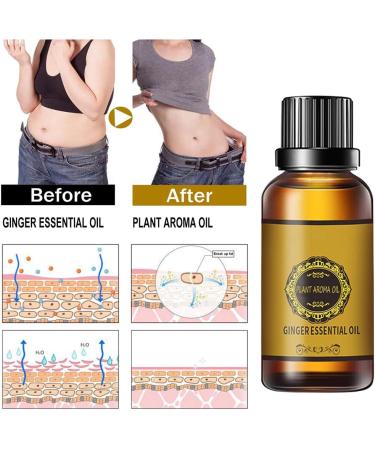 Hidyliu Organic Ginger Oil for Lymphatic Drainage & Spa Massage - Natural Swelling Relief - Buy Online on SooperMarket.com