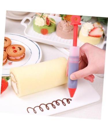 MAGICLULU 2 Sets Cojines Decorativos para Fondant Tools Ketchup Decorating Pens Jam Decorating Pens Cake Decorating Tools Silicone Decorating Pens Silica Gel Pastry Bags Food Grade - Buy Online on SooperMarket.com