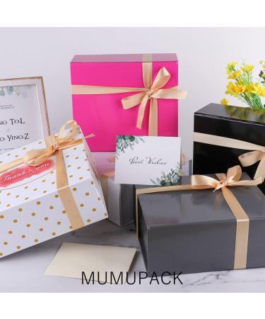 5 Packs grey Gift Box 8x7x3.3 Inches Small Gift Boxes with Lids and Magnetic Closure Collapsible Gift Boxes with Card and Ribbon for Presents Men Gift Wedding Male Birthday Graduation Merry Christmas 8x7x3.3 Inch(5 Packs) Grey - Buy Online on SooperMarket.com