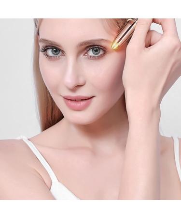 Rechargeable Eyebrow Hair Remover Electric Painless Eyebrow Trimmer Epilator for Women Eyebrow Razor with Light Brows Shaper. for Face Hair and Nose Hair Portable Eyebrow Hair Removal Razor. Gold - Buy Online on SooperMarket.com