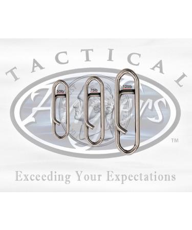 TACTICAL ANGLER'S Power Clips 75lbs - 25 pack