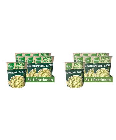 Knorr pasta snack pot broccoli and cheese delicious instant pasta finished in just 5 minutes 8 x 62 g (pack with 2) broccoli cheese 62.00 g (16 pack)