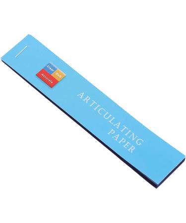 10 Blue Thin Dental Articulation Papers for Prosthesis Inspection - Easy to Use & Accurate Trace Recording - Buy Online on SooperMarket.com