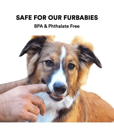 Jasper 360 Finger Toothbrush Kit for Pets - Full Surround Bristles, Dental Care for Puppies, Cats - Blue 2-Pack - Buy Online on SooperMarket.com