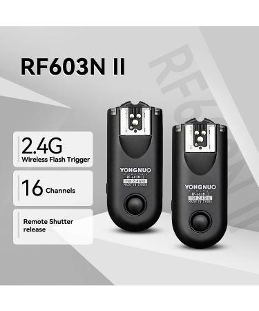 YONGNUO RF-603II N3 Wireless Shutter Release & Flash Trigger for Nikon DSLR - Buy Online on SooperMarket.com